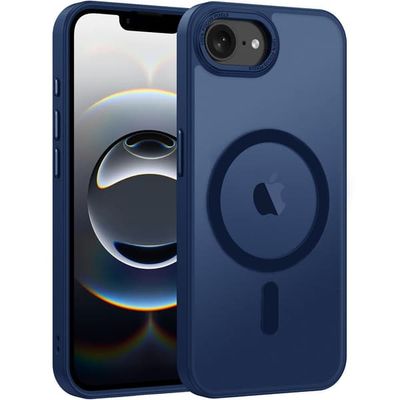 iPhone 17e Cover - Magsafe Frostet Cover – Mørkeblå