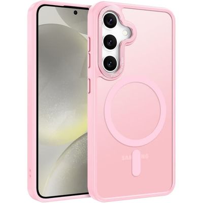 Samsung S23 PLUS Cover Magnetisk Frostet Cover – ROSA