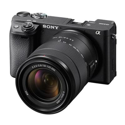 SONY Alpha 6400 Hybridkamera 24,2 MP 4K video + 18-135mm objektiv