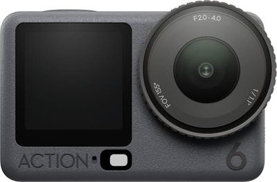 Sportkamera - DJI - Osmo Action 6 Adventure Combo - Sensor 1/1,1" - Batteritid 4 h - Lagring 50 Go - Vattentät - Inkluderade tillbehör