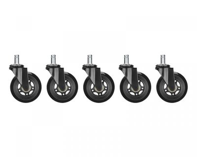 Hjul till Stol 3″ Universal - Svart