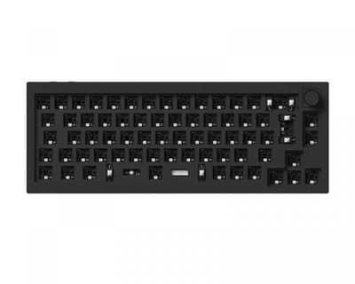 Q2 Pro QMK 65% ISO Barebone Knob Version - Carbon Black