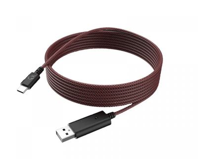 USB-C Gaming Ladekabel 3 Meter - Rød