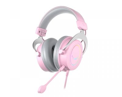 AMPLIGAME H3 Pelikuulokkeet RGB - Pink