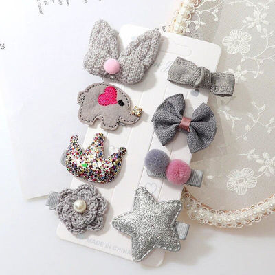 8 stk / sæt børn hår tilbehør piger hårspænder