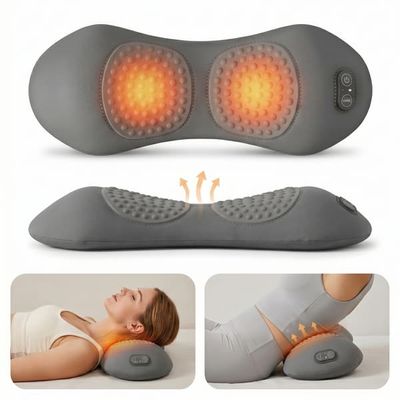 Shiatsu massagekudde med värme och vibration för ryggen och ländryggen