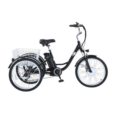 M300 Electric Tricycle 24", 36V 15Ah Battery, Stable Urban 3-Wheel Bike, Black