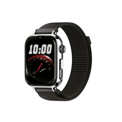 Savefamily Savewatch Plus 2 Silver Med Tygrem Black Night - Smartwatch 4g För Barn