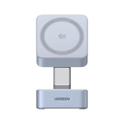 Trådlös laddare - UGREEN - Magflow 2-i-1 - Qi2 25W - 16 N48H magneter - Fällbart stöd 360°