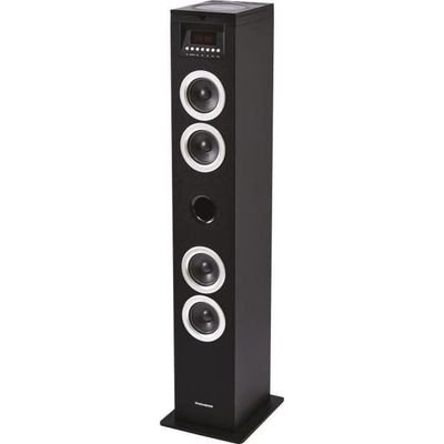 Tower Multimedia Högtalare THOMSON DS120CD CD-spelare 60W Bluetooth USB FM-radio Svart LED-skärm