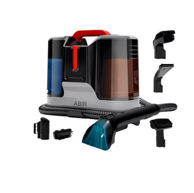 ABIR G80 handhållen mattdammsugare, 15 kPa sugkraft för djuprengöring, 1800 ml tank för rent vatten, 800 ml tank för smutsvatten, borstmunstycken för flera ytor, 220–240 V