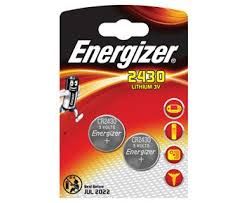 2430-2 Energizer Lithium 3V 2-pakning