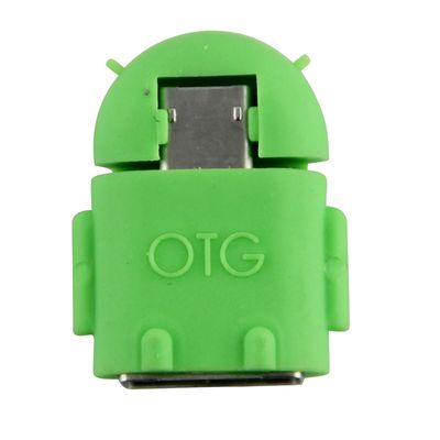 OTG Adapter - USB til Micro USB Adapter On-The-Go - Grøn