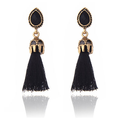 Örhängen vintage tassels diamant