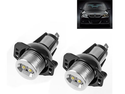 Angel Eyes LED lampor till BMW E90 E91 med original Xenon