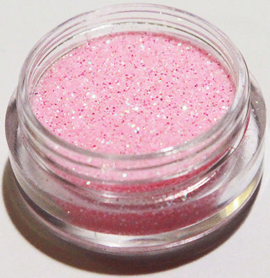 Negleglitter - Finkornet - Babypink - 8ml - Glitter