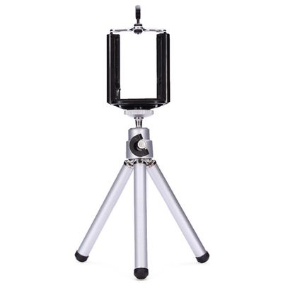Mini Tripod for Mobiler - Sølv