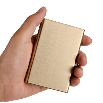 Stilren Eksklusiv stål Kortholder / Lommebok - RFID Sikker