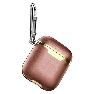Skyddsfodral till AirPods-Etui - Brun / Guld
