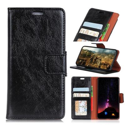 Samsung Galaxy Xcover 4s/4 Lommebok - deksel Teksturert Split - Svart