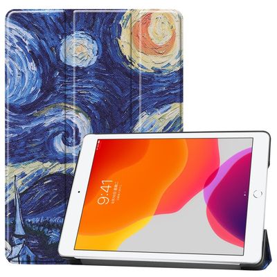Apple iPad 10.2 2021/2020/2019 Trippeldeksel med smal passform - Abstrakt