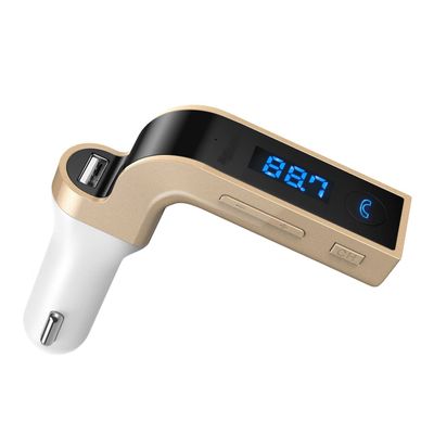 FM-sändare med Bluetooth Anslutning 4-in-1, Guld