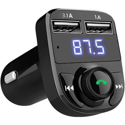 FM sändare X8 med bluetooth och handsfree
