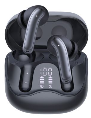 Air1 Pro – Trådløse Hovedtelefoner Bluetooth 5.4 med Hybrid ANC, 6 Mics ENC, 48t Batteritid, Trådløs Opladning & App-understøttelse til iOS/Android