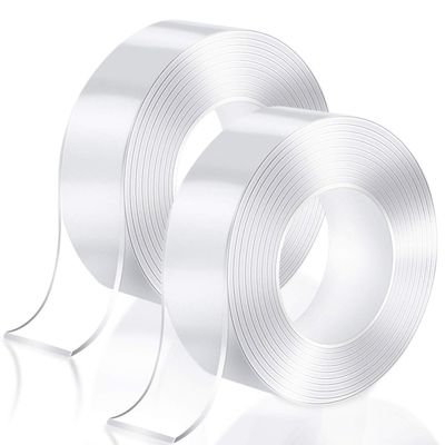 2 Pakke 3M Dobbeltklæbende Transparent Nano Tape