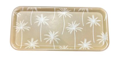 Bakke Palmer Beige/Hvid Melamin lille