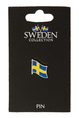 Pin Brosch Souvenir Sverige Flagga