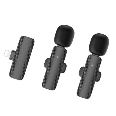 Langaton Lavalier Lapel - mikrofoni ja - vastaanotin iPhone 2 +1:lle