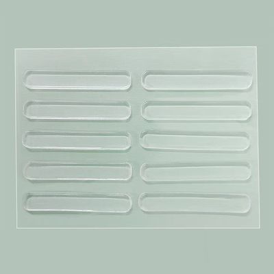10 STK 63x10x2MM Anti - kollisionsbeskyttelse Dørgreb Køleskab