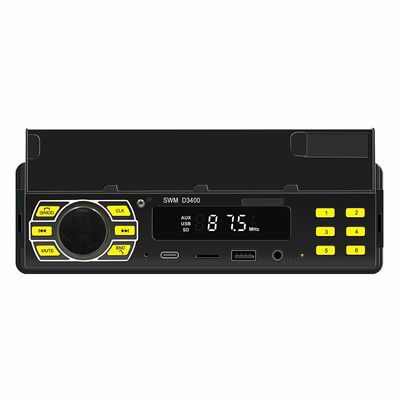 Bluetooth Stereo Bil Stereo FM Radio MP3 - afspiller Telefonholder