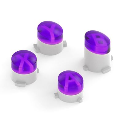 For Xbox One S One Elite - kontroller ABXY erstatningsknapper - lilla