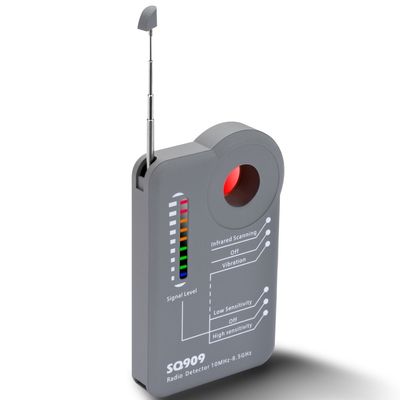 Trådlös RF - signaldetektor Dold kameradetektor GPS - spårare Scanningsenhet