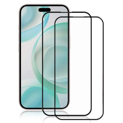 AMORUS til iPhone 16 Pro Skjermbeskytter i Herdet Glass 2 - Pakke