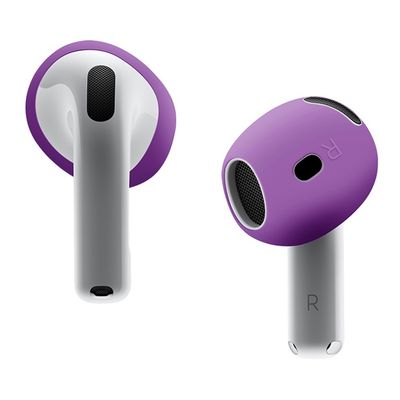 Til AirPods 4 ørepropper Anti - slip silikone etui Øreværne ørepropper - Lilla