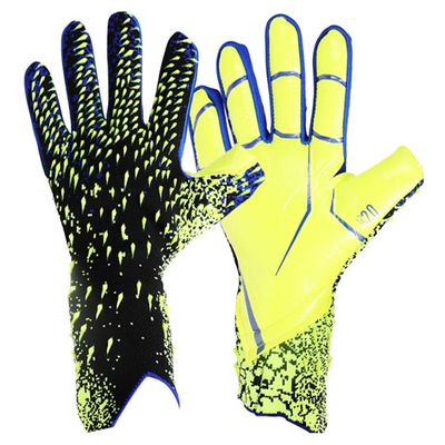 1 par Tykke Latex Palm Keeperhansker Anti-skli fotballtrening - størrelse 10