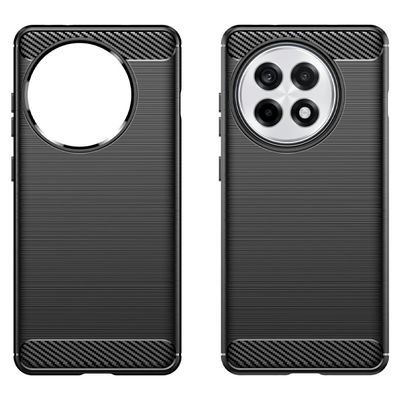 Telefonveske TPU Shell Bakdeksel Carbon OnePlus 13R - Svart