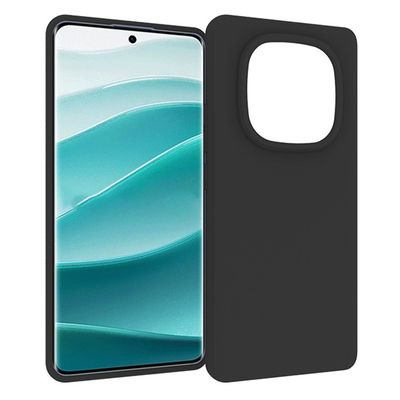 Til Xiaomi Redmi Note 14 Pro 5G Deksel TPU Bakdeksel - Svart