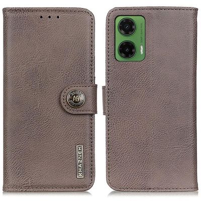 KHAZNEH Motorola Moto G35 Lommebok-deksel - Khaki