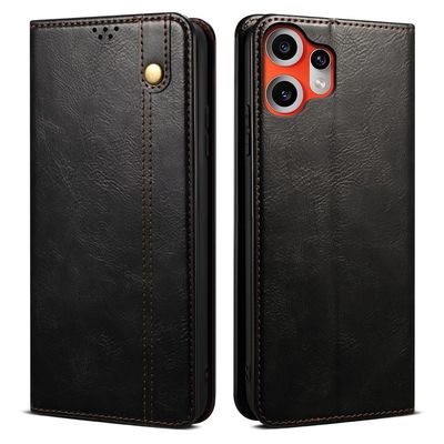 Crazy Horse lommeboketui for Nothing CMF Phone 2 Pro - Svart