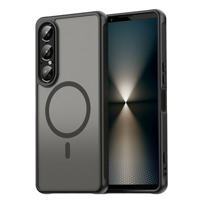 Til Sony Xperia 1 VII Cover Kompatibelt med MagSafe Anti-Fald PC + TPU Telefoncover