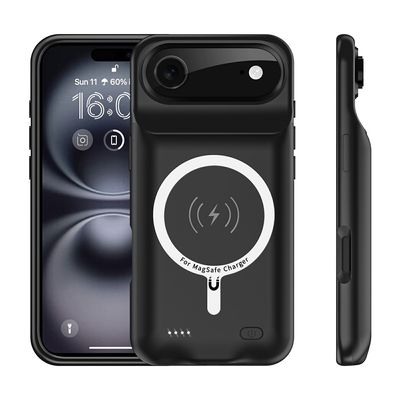 Til iPhone Air 6000mAh genopladeligt batteriskal opladningsetui Powerbank