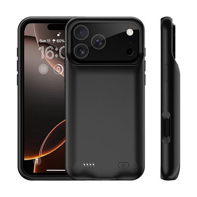 Opladningsetui Til iPhone 17 Pro 6000mAh genopladeligt batteriskal Powerbank