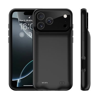 Opladningsetui Til iPhone 17 Pro Max 6000mAh genopladeligt batteriskal Powerbank