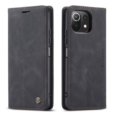 CASEME Lommebok - deksel Xiaomi Mi 11 Lite - Svart