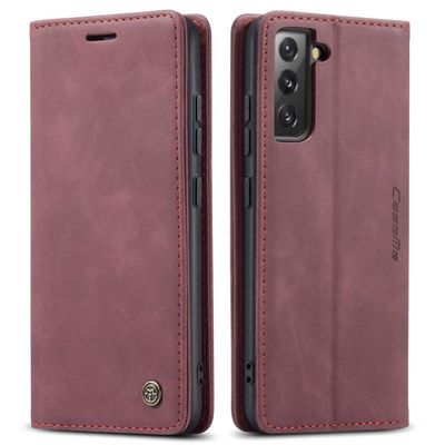 CASEME Lommebok - deksel Samsung Galaxy S22 - Rød
