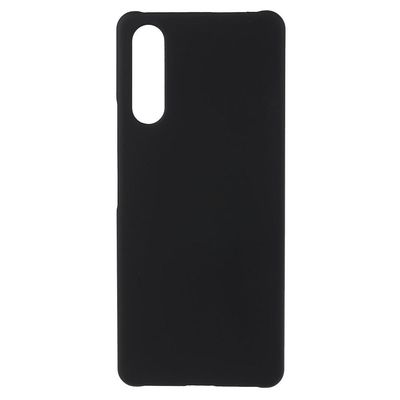 Gummibelagt hårdt plastikcover til Sony Xperia 10 IV - Sort